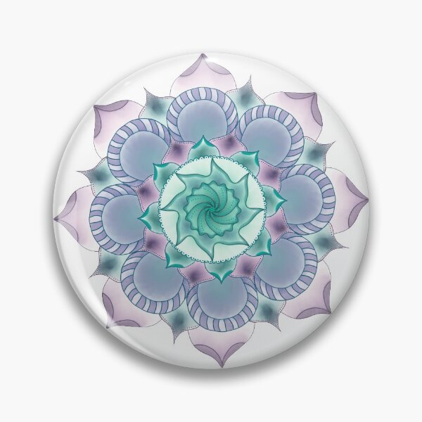 Item preview, Flor morada y verde azulado designed and sold by Tara Barnaba.