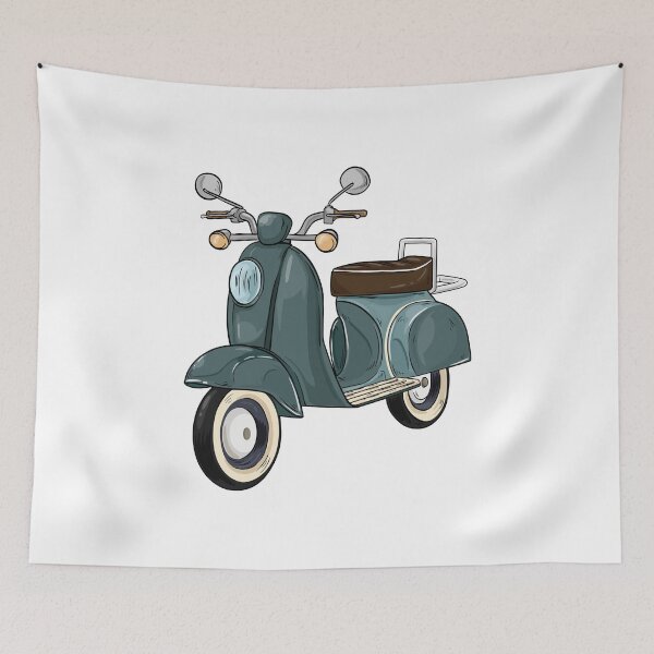 Item preview, Moped with mirrors and bench designed and sold by Snabdesign84.