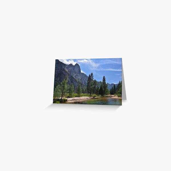 Yosemite Sunshine, California, America Greeting Card
