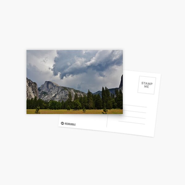 Yosemite Thunder Clouds, California, America Postcard