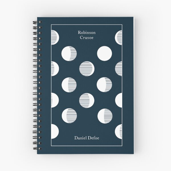 Item preview, Robinson Crusoe by Daniel Defoe - Book Cover designed and sold by Rainbows Galore.