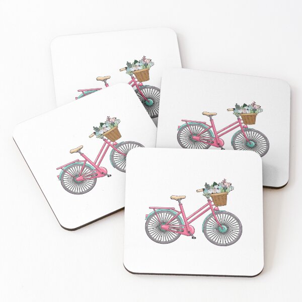 Item preview, Womens bicycle with flowers designed and sold by Snabdesign84.