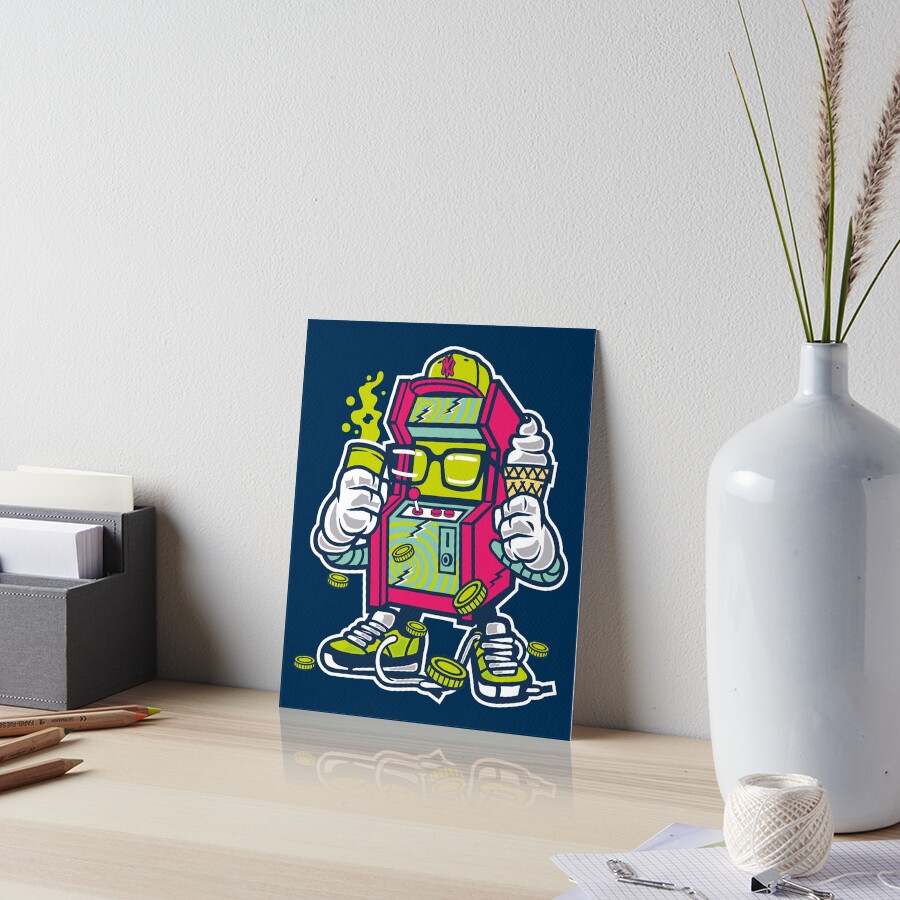 Item preview, Art Board Print designed and sold by cartoonbug.