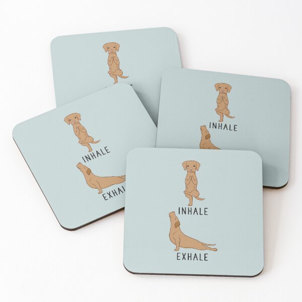 Item preview, Inhale Exhale Vizsla Yoga designed and sold by thepawster.
