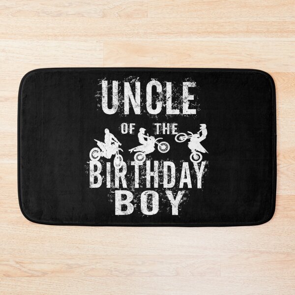 Item preview, Uncle Of The Birthday Boy Dirt Bike B-day Party print designed and sold by Grabitees.