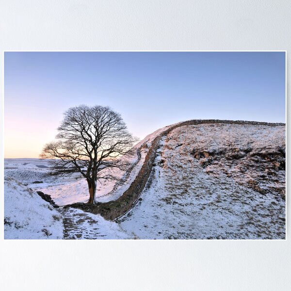 Item preview, Frosty morning at Sycamore Gap on Hadrian's Wall designed and sold by Joan Thirlaway.