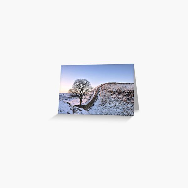 Item preview, Frosty morning at Sycamore Gap on Hadrian's Wall designed and sold by Joan Thirlaway.