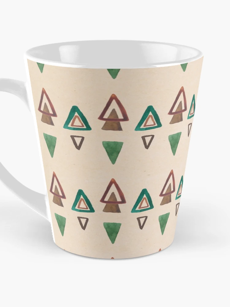 Thumbnail 3 of 4, Coffee Mug, Triangular Pattern designed and sold by SalomeBierman.