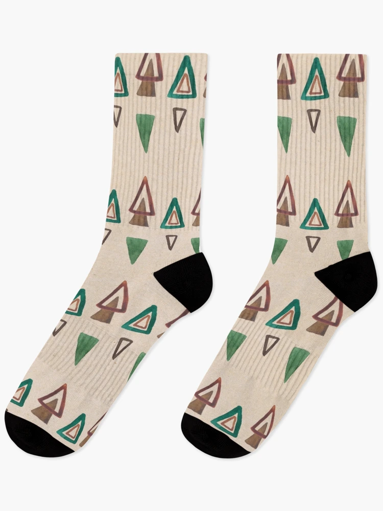 Thumbnail 1 of 5, Socks, Triangular Pattern designed and sold by SalomeBierman.