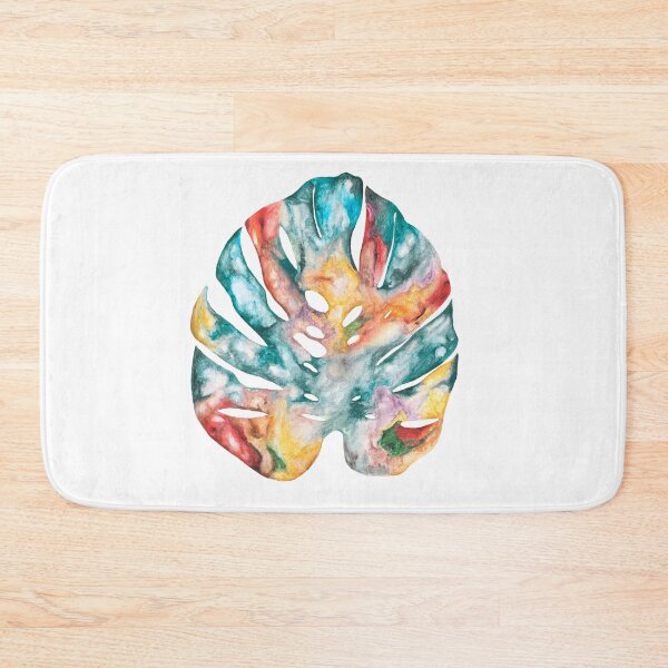 Item preview, Colourful Cheese Plant Leaf - Botanical designed and sold by Leela's House.