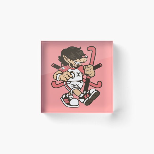 Item preview, Field hockey player designed and sold by cartoonbug.