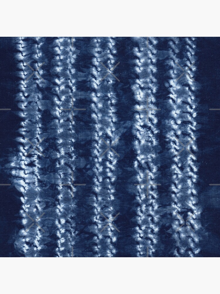 Hand-Dyed Yarn - Indigo Blue SHIBORI