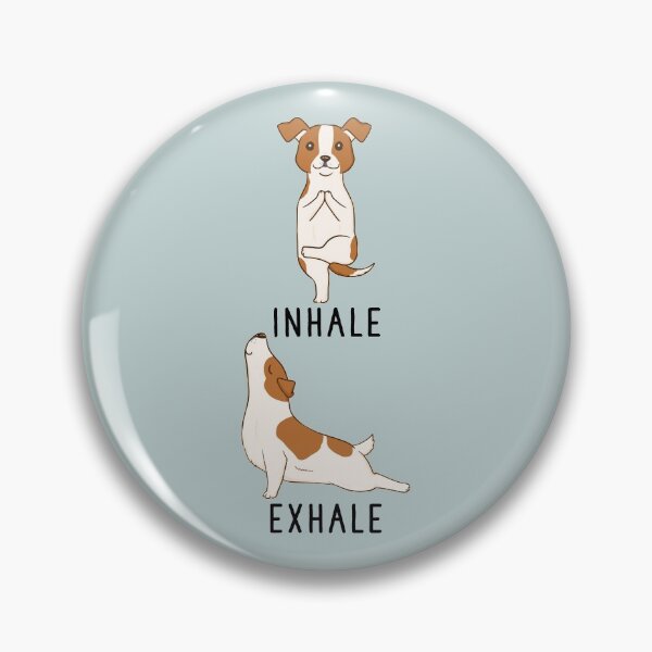 Item preview, Inhala y exhala con el yoga del Jack Russell Terrier designed and sold by thepawster.