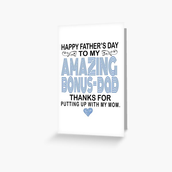 bonus dad card