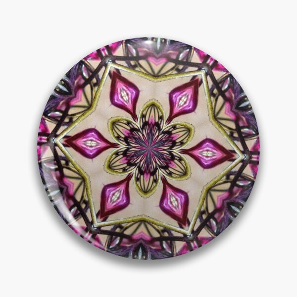 Item preview, Hot pink beads and wire mandala. designed and sold by MarilynBaldey7.