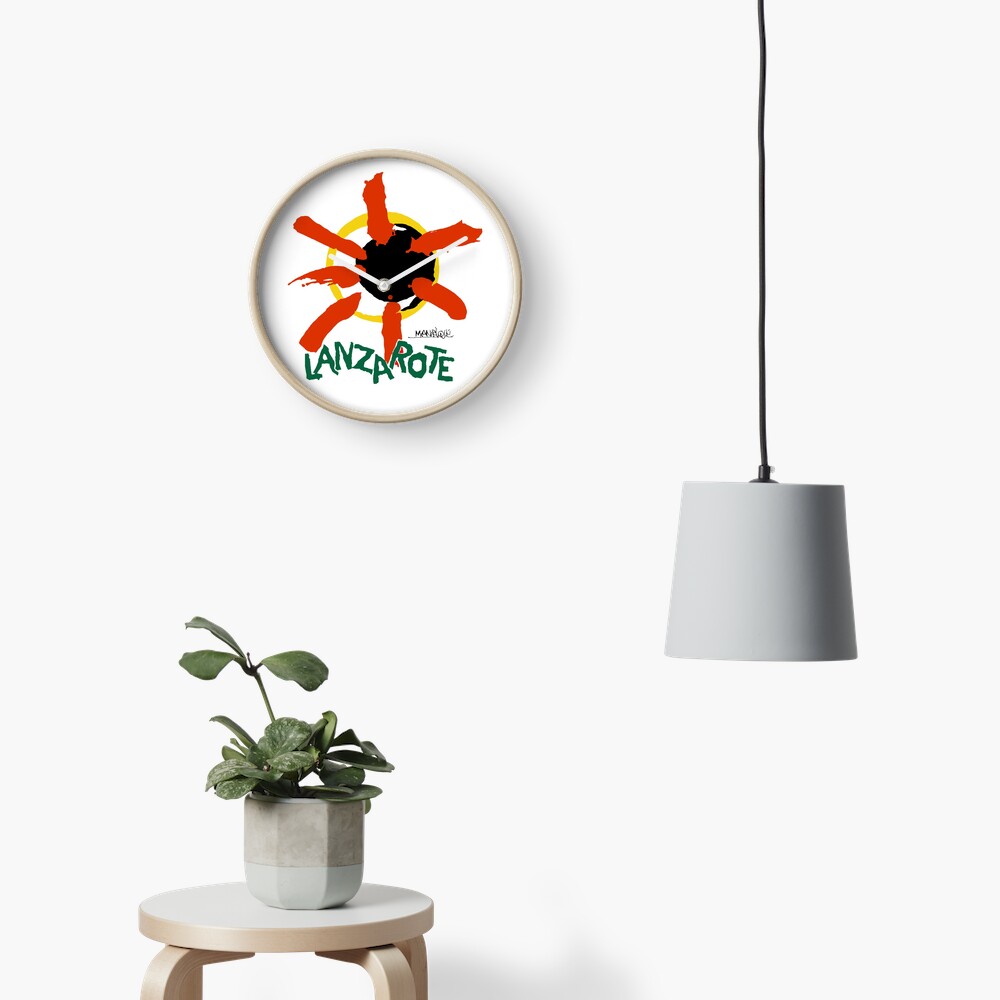 Lanzarote - Large Logo Clock
