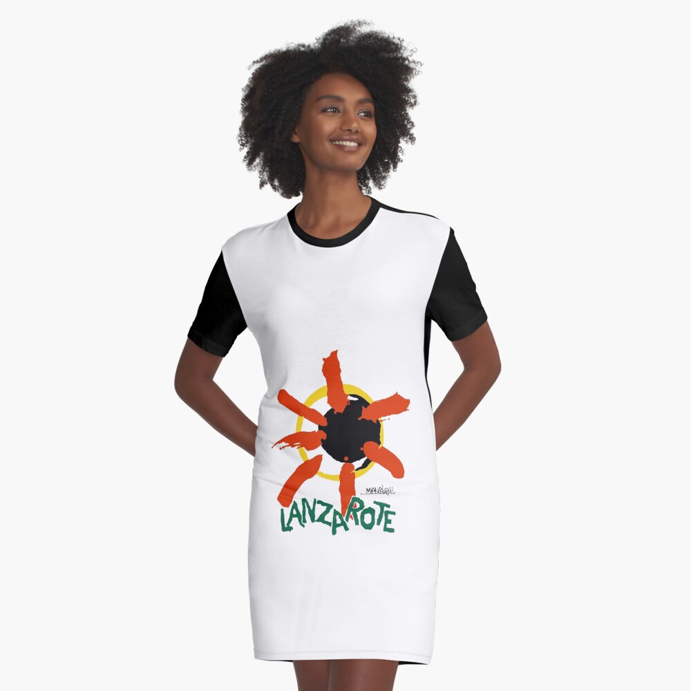 Lanzarote - Large Logo Graphic T-Shirt Dress