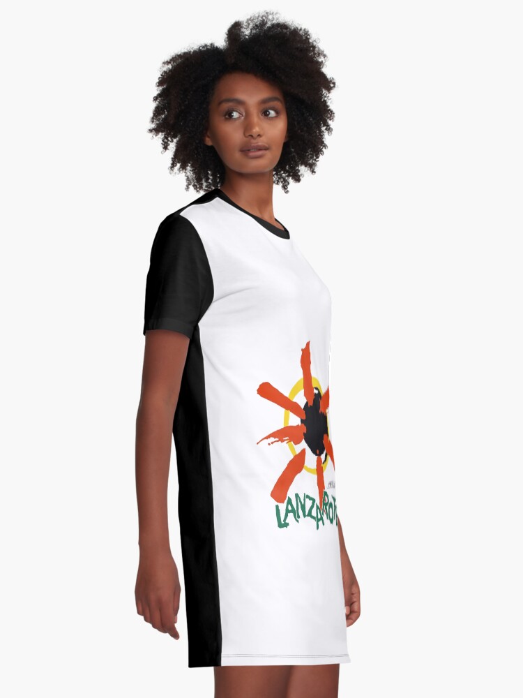 Alternate view of Lanzarote - Large Logo Graphic T-Shirt Dress