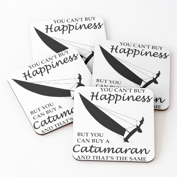 Item preview, You can't buy Happiness Catamaran designed and sold by der-berliner.