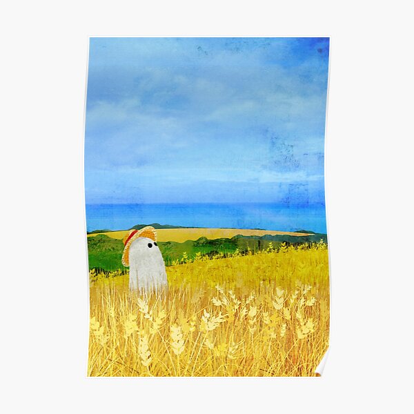 There's a Ghost in the Wheat Field Poster
