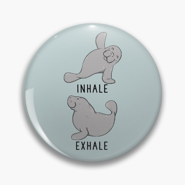 Item preview, Inhale Exhale Manatee Yoga designed and sold by thepawster.