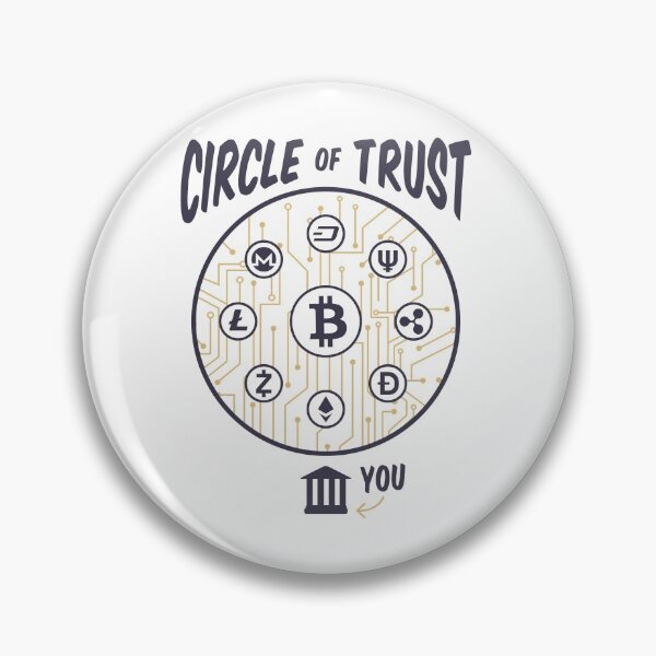Item preview, Circle of trust Bitcoin Altcoin cryptocurrency designed and sold by Dibbelchen.