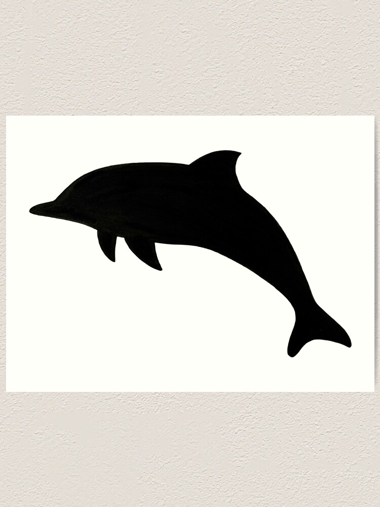 dolphin silhouette art print by dreamtravel redbubble dolphin silhouette art print by dreamtravel redbubble