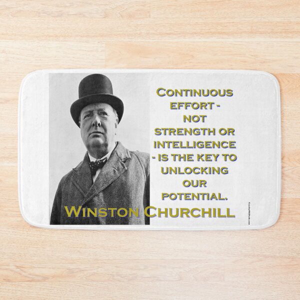 Item preview, Continuous Effort - Churchill designed and sold by CrankyOldDude.