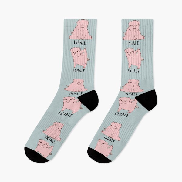 Item preview, Inhale Exhale Pig Yoga designed and sold by thepawster.