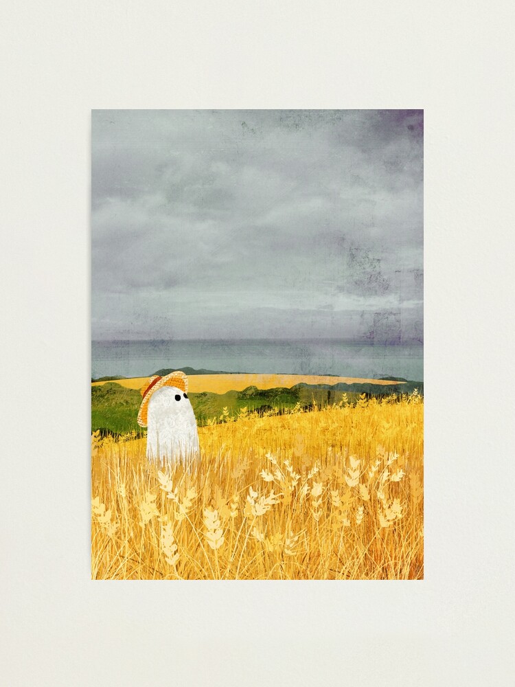 Alternate view of There's A Ghost in the Wheat field again... Photographic Print