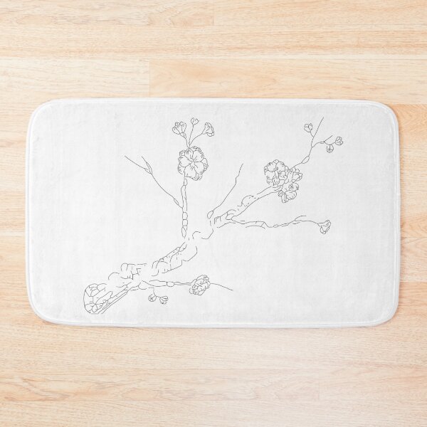 Item preview, Line art cherry blossom branch designed and sold by SaraM-design.