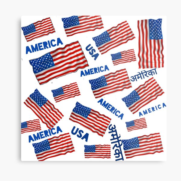 American Flag Metal Print