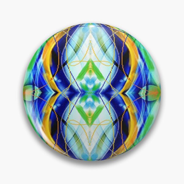 Item preview, Vibrant  blues graphic  psychedelic,arte abstracto,abstract art design designed and sold by Adri Barnard.