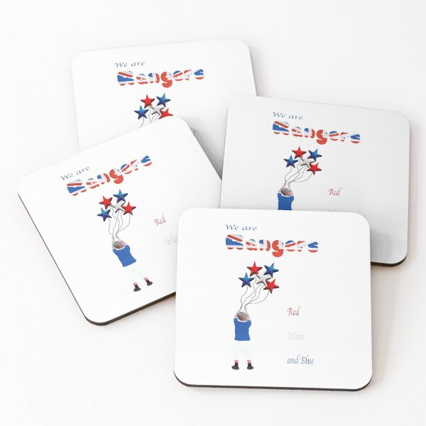 Item preview, Rangers Red White and blue designed and sold by Julie Bell.