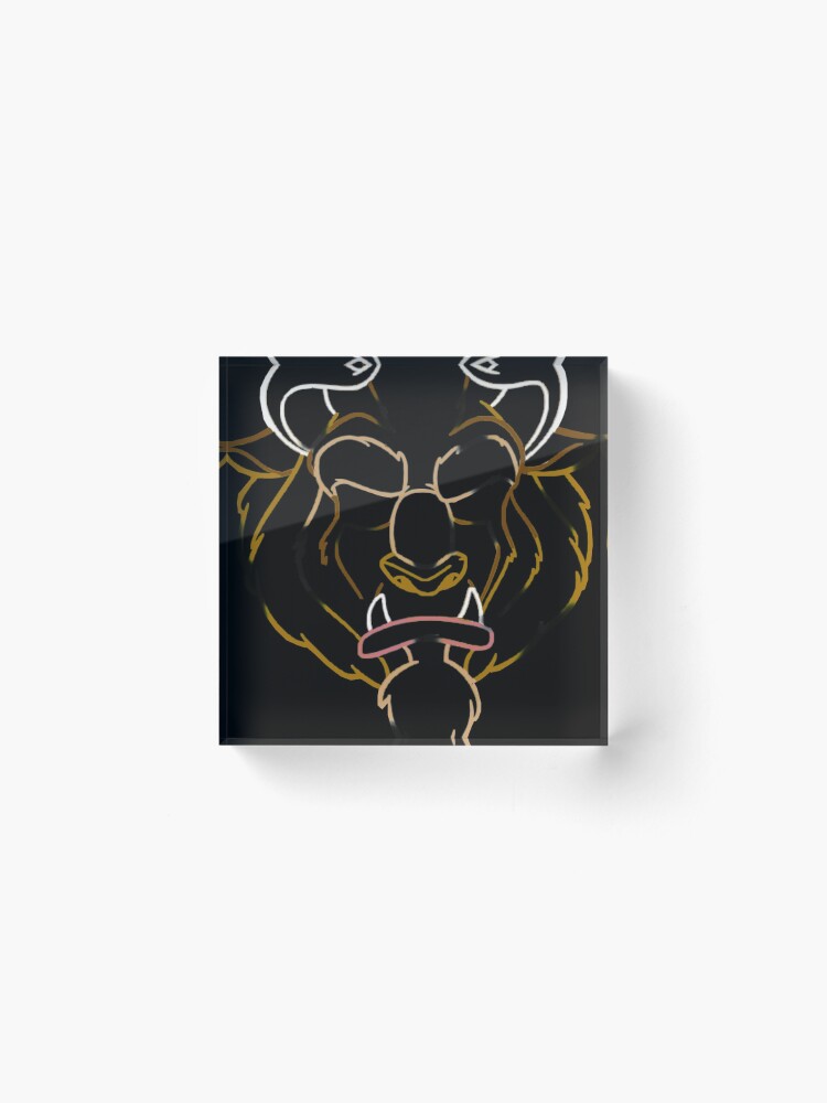 Alternate view of The beast Acrylic Block