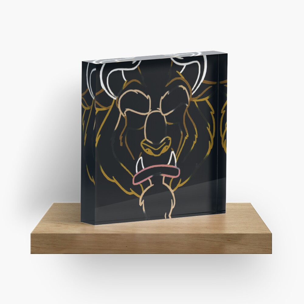 The beast Acrylic Block
