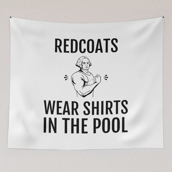 Item preview, Funny George Washington Redcoats Wear products In The Pool Tank Top designed and sold by jakehughes2015.