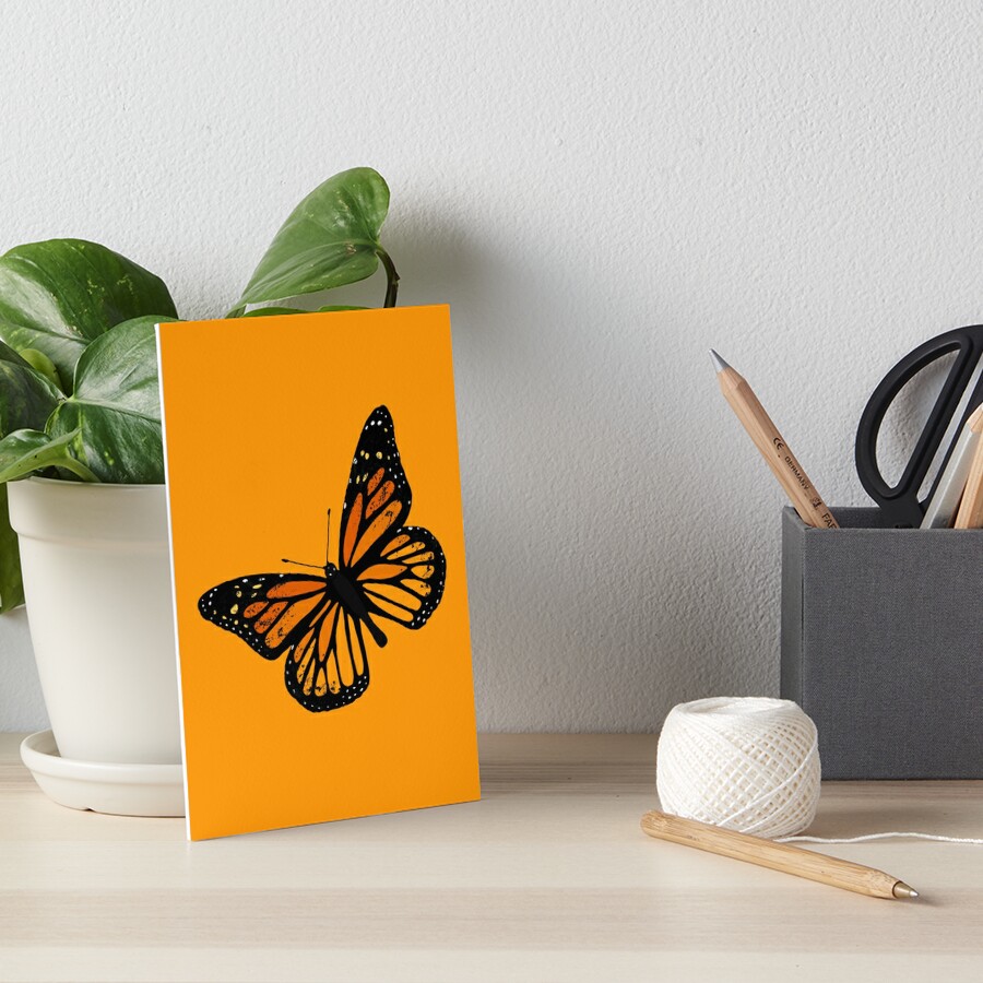 orange monarch paper butterfly clips<br/> — MUSEUM OUTLETS