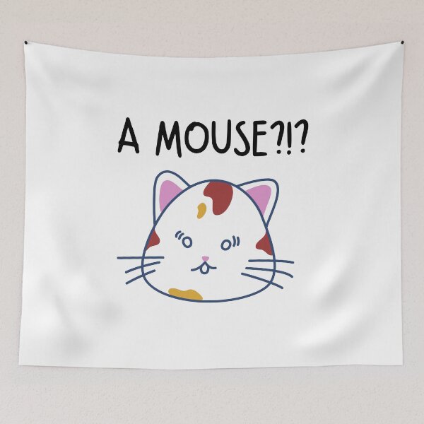 Item preview, A Mouse Scared Cat designed and sold by razvigod.