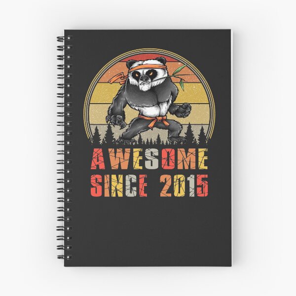 Item preview, 2015 Birthday Panda for Boys - Awesome Since 2015 designed and sold by RetroSunset.