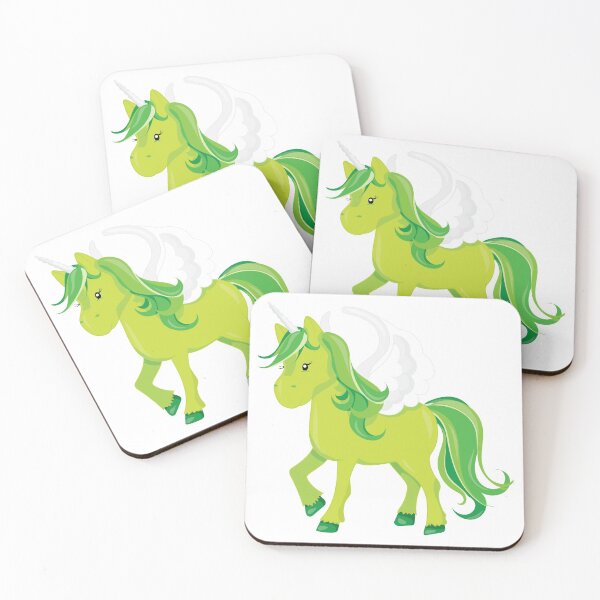 Item preview, Happy Green Unicorn designed and sold by ToniaKroeger.