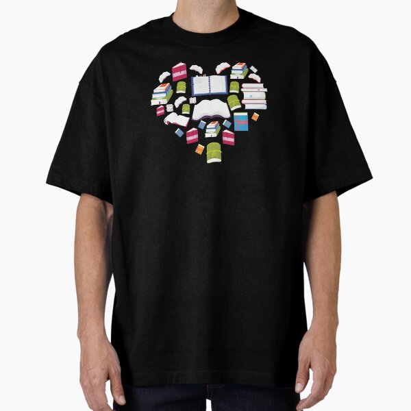 Item preview, Book Lover Heart Shape Reading Club Librarian Bookworm Gift designed and sold by haselshirt.