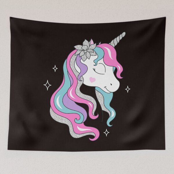 Item preview, Cute unicorn with flower designed and sold by Imutobi.