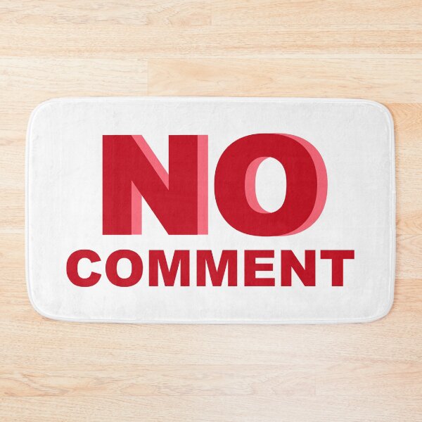 Item preview, No comment designed and sold by Sasas Design.