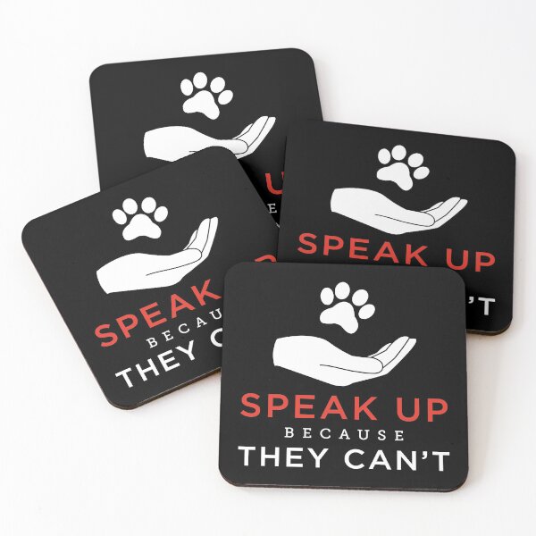 Item preview, Womens Speak Up Because They Cant Anti Animal Cruelty Activist V-Neck product designed and sold by jakehughes2015.