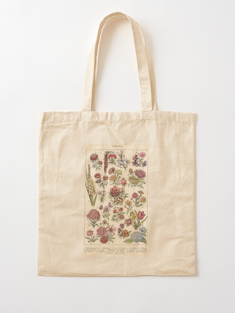 Alternate view of vintage flowers Tote Bag