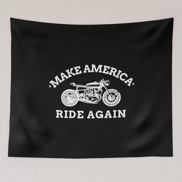 Item preview, Make America Ride Again Funny Motorcycle print designed and sold by jakehughes2015.