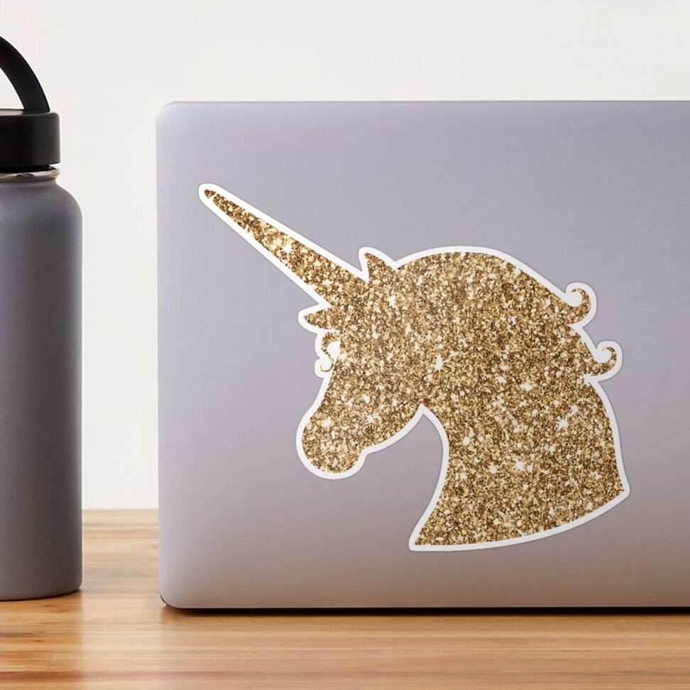 Gold Scratch-Off Stickers – Unicorn Smiles
