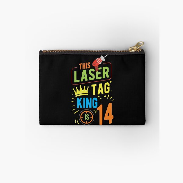 Item preview, This Laser Tag King Is 14 14th Birthday Recreational Gift designed and sold by haselshirt.