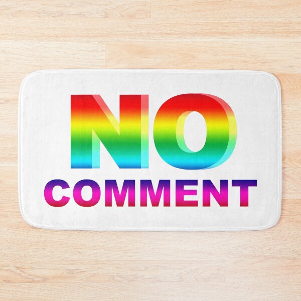 Item preview, No comment designed and sold by Sasas Design.